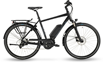 Stevens E-Molveno Gent 400Wh Pedelec 2023 VELVET BLACK
