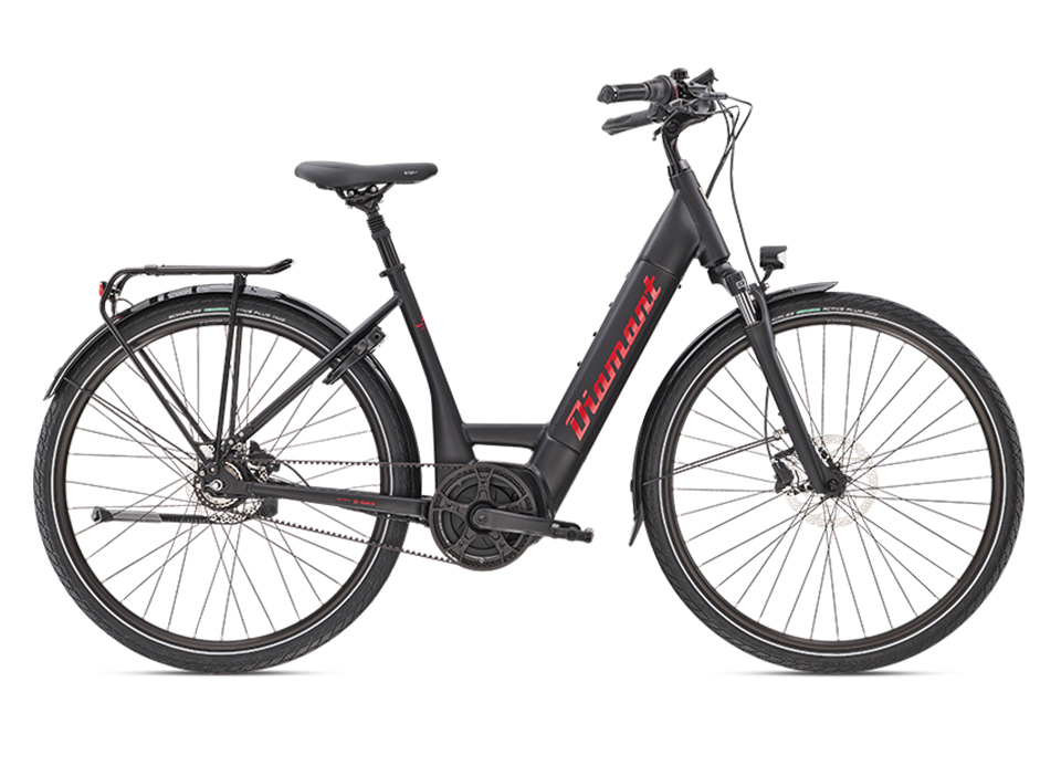 Diamant Beryll Esprit+ RT Gen2 500Wh Tief E-Bike Trekking TIEFSCHWARZ - Bild 1