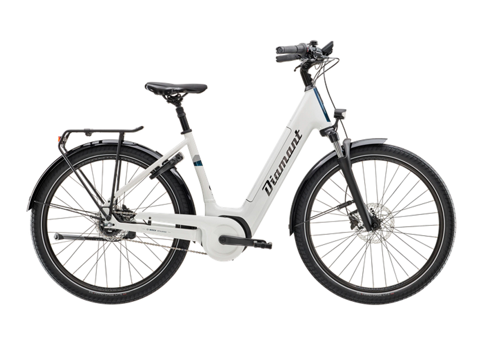 Diamant Beryll RT Gen3 545Wh Tief E-Bike Trekking WEISS - Bild 1