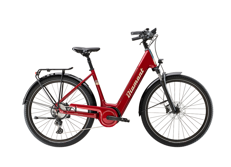 Diamant Mandara Gen3 545Wh Tief E-Bike Trekking AVENTURINROT METALLIC - Bild 1