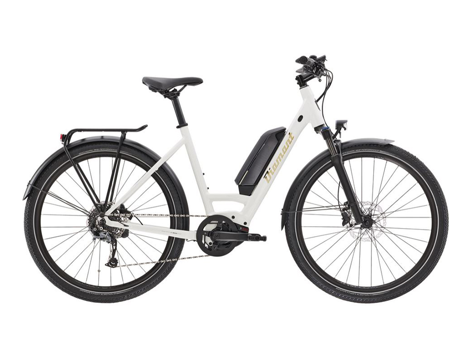 Diamant Zing+ 500Wh Tief Trekking E-Bike WEISS - Bild 1