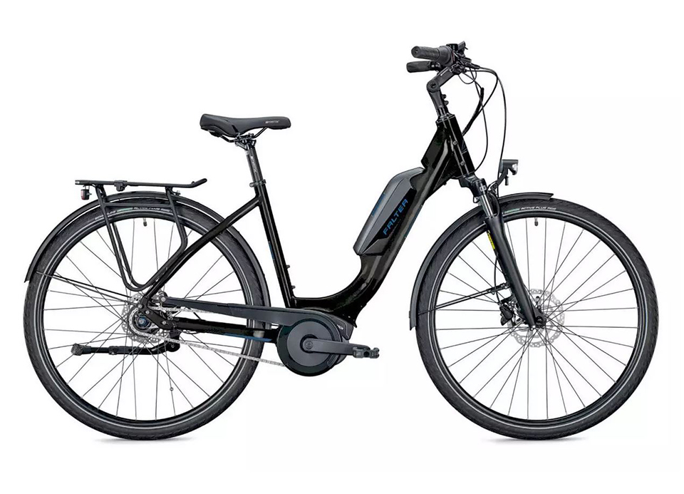 Falter E 9.0 FL Wave 500Wh E-Bike BLACK/ DARK BLUE - Bild 1