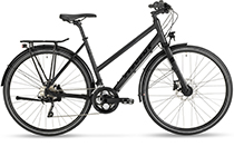 Stevens 6X Lite Tour Lady Trekkingrad STEALTH BLACK