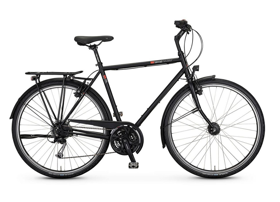 VSF T-100 Alivio 27G HS11 Herren Trekkingrad EBONY MATT - Bild 1